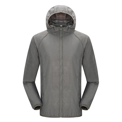LNGXO Hiking Waterproof Jacket Women Men Camping Running Sun-Protective Windbreaker Quick Dry Outdoor Sport Rain Coat Unisex Beauty World Shop