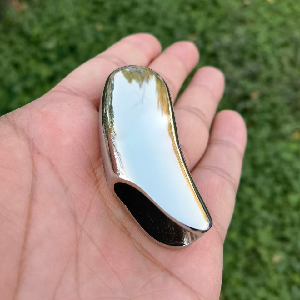 Clearance_Shiny Zinc Alloy Chromed Metal Shell For Small Bic Lighter J5 J25 No Lighter_Continuous updates Beauty World Shop