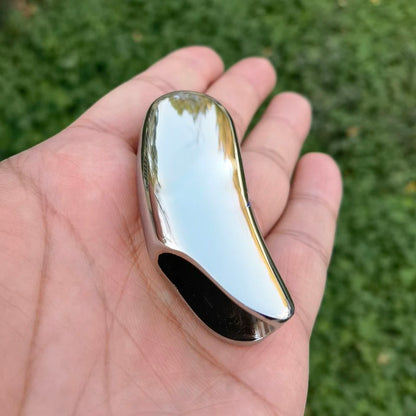 Clearance_Shiny Zinc Alloy Chromed Metal Shell For Small Bic Lighter J5 J25 No Lighter_Continuous updates Beauty World Shop