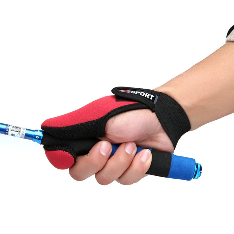 Fishing Gloves 2 Fingers Protector Breathable Anti-Slip Anti-Cut Fishing Gloves Carp Outdoor Fishing Tackle Accessories Supplies Beauty World Shop