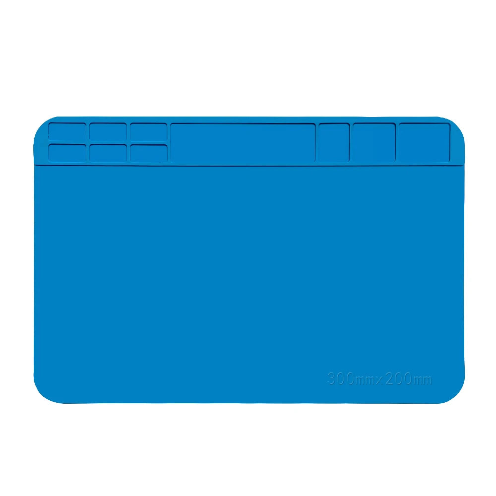 Soldering Mat ESD Antistatic Heat Resistant Insulation Work Mat Soldering Station Kit Silicone Repair Pad Maintenance Platform Beauty World Shop