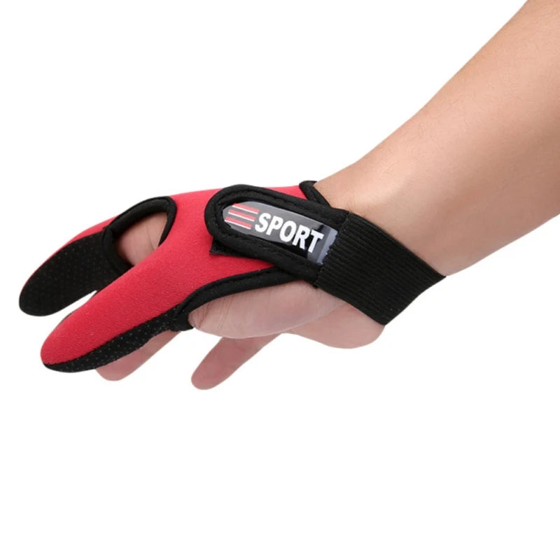 Fishing Gloves 2 Fingers Protector Breathable Anti-Slip Anti-Cut Fishing Gloves Carp Outdoor Fishing Tackle Accessories Supplies Beauty World Shop