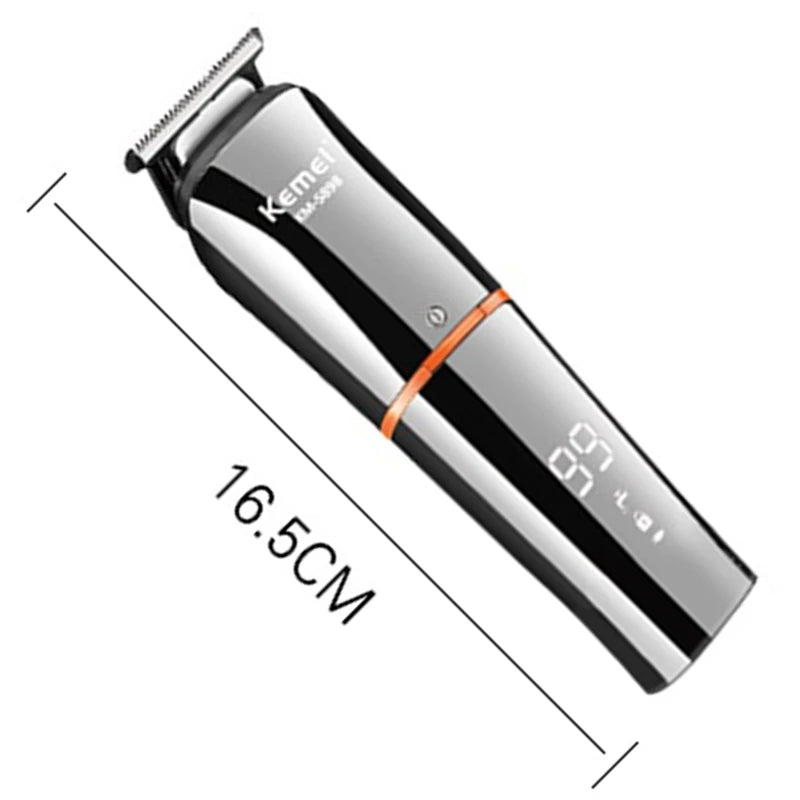 Original Kemei Digital Display All In One Hair Trimmer For Men Eyebrow Beard Trimmer Electric Hair Clipper Grooming Kit Haircut Beauty World Shop