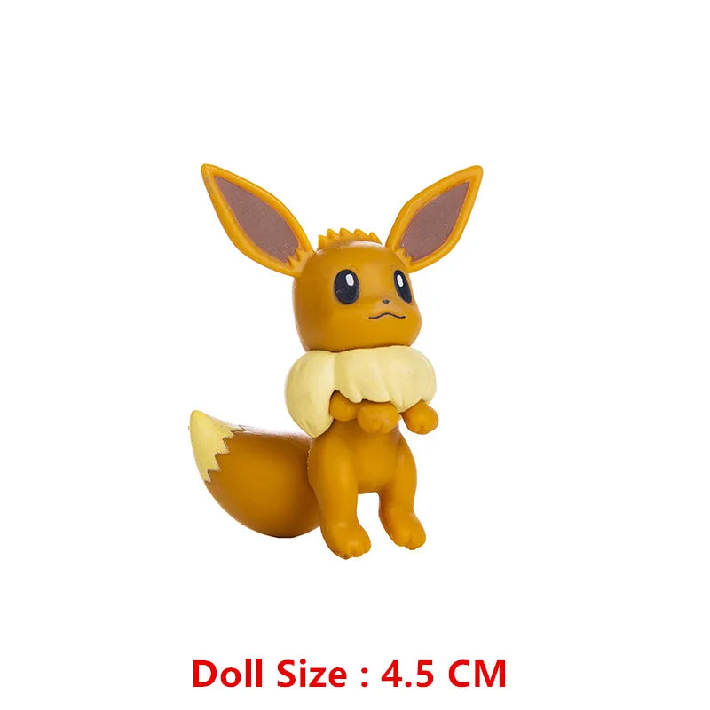 Pokemon 4-13Cm New Cartoons Movie Anime Figure Pikachu Mewtwo Charmander Blastoise Gurado Pet Action Model Toy Gifts Beauty World Shop