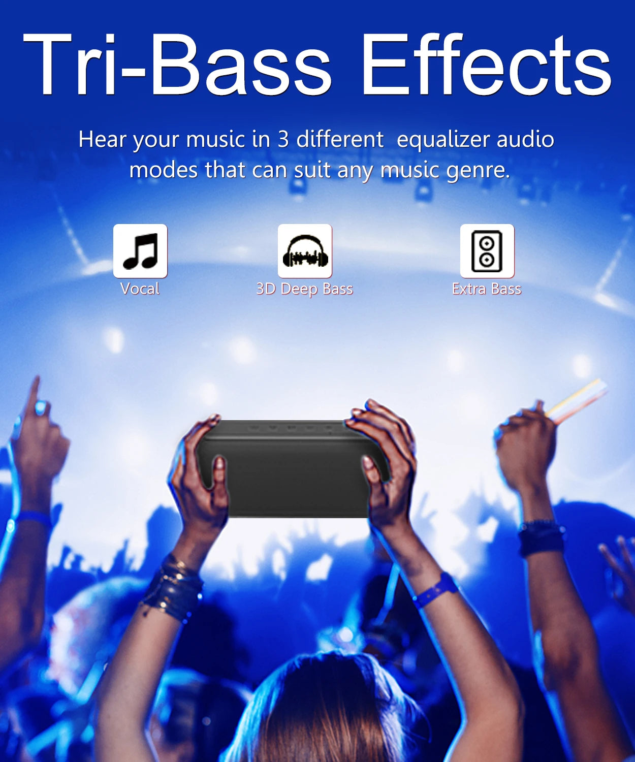 XDOBO X8 Portable 60W Bluetooth-Compatible Speakers 6600mAh Wireless Bass With Subwoofer Sound Box IPX5 Waterproof TWS Boombox