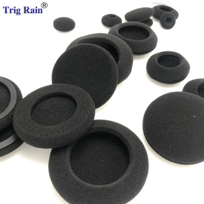 Thickened Foam Ear Pads For Headphones Sponge Replacement Cushions Covers Earphones Case 35mm 40mm 50mm 55mm 60mm 65mm 70mm 80mm