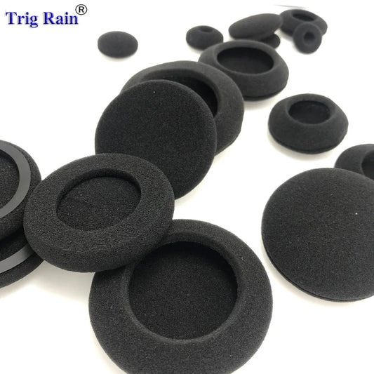 Thickened Foam Ear Pads For Headphones Sponge Replacement Cushions Covers Earphones Case 35mm 40mm 50mm 55mm 60mm 65mm 70mm 80mm