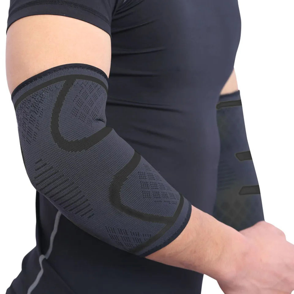AOLIKES 1PCS Elbow Support Elastic Gym Sport Elbow Protective Pad Absorb Sweat Sport Basketball Arm Sleeve Elbow Brace Beauty World Shop