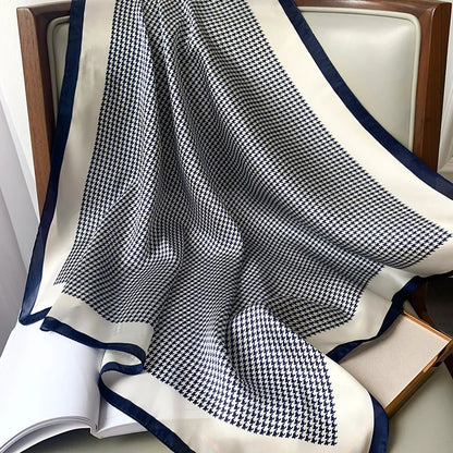Fashion Scarves for Women Shawl Print Silk Satin Hijab Scarf Female Bandana 70*70cm Luxury Brand Square Shawls Scarfs For Ladies Beauty World Shop
