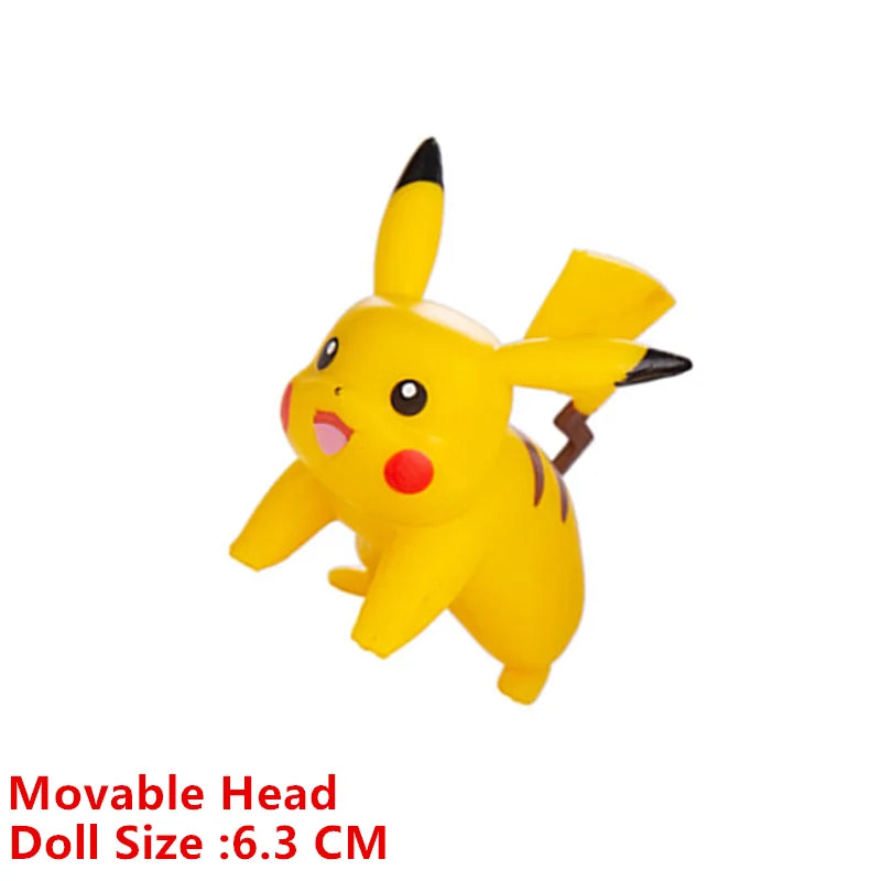 Pokemon 4-13Cm New Cartoons Movie Anime Figure Pikachu Mewtwo Charmander Blastoise Gurado Pet Action Model Toy Gifts Beauty World Shop