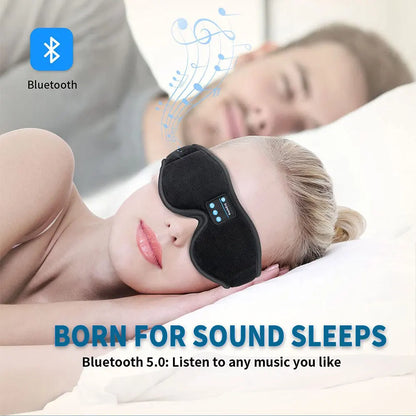 Mask For Sleep Headphones Bluetooth 3D Eye Mask Music Play Sleeping Headphones with Built-in HD Speaker Beauty World Shop