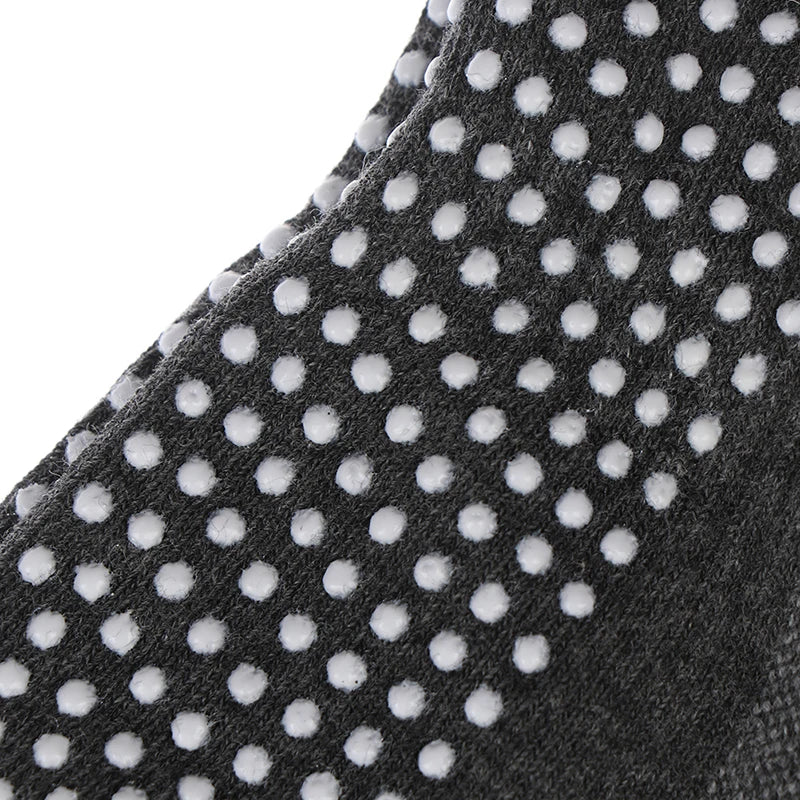 1pair Men's Cotton Non-slip Yoga Socks With Grips Breathable Anti Skid Floor Socks For Pilates Gym Fitness Size 39-44 Beauty World Shop