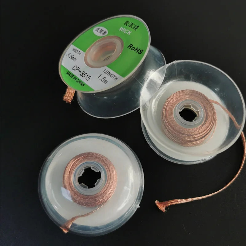 1PC 2.0mm 3.5mm 1.5M Welding Wires Desoldering Braid Solder Remover Wick Wire Repair Tool Beauty World Shop