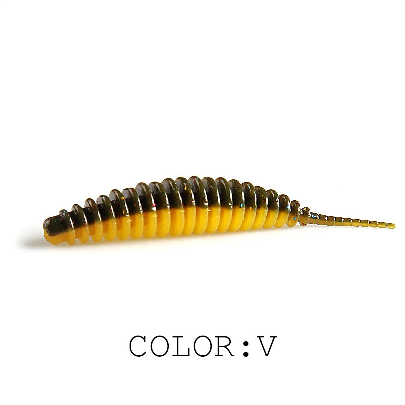 2023 Supercontinent worm bait soft bait Tanta 49mm 65mm fishing lures Pesca carp fishing bass lure Isca artificial PVA Beauty World Shop
