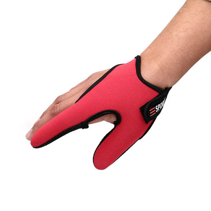 Fishing Gloves 2 Fingers Protector Breathable Anti-Slip Anti-Cut Fishing Gloves Carp Outdoor Fishing Tackle Accessories Supplies Beauty World Shop