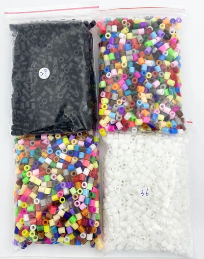 2000PCs/5MM Iron Beads Pixel Puzzle Iron Beads Mix Colors for kids Hama Beads Perler Beads Diy High Quality Handmade Gift toy Beauty World Shop