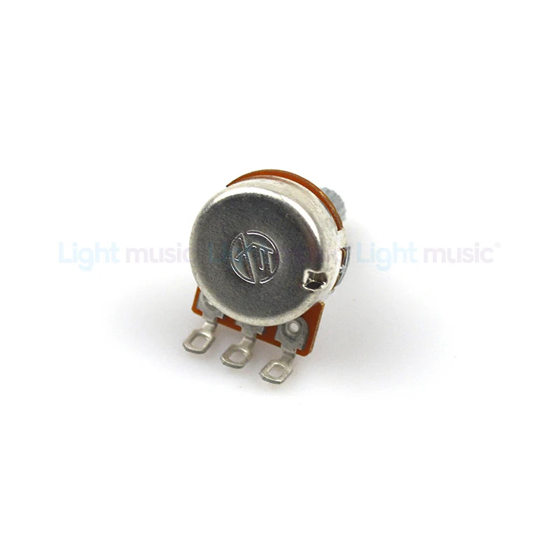 2pcs A500K B500K A250K B250K Potentiometer Splined Small Pot Electric Guitar Bass Effect Amp Tone Volume 15mm 18mm Shaft Parts Beauty World Shop