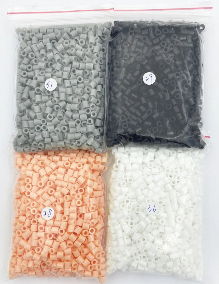 2000PCs/5MM Iron Beads Pixel Puzzle Iron Beads Mix Colors for kids Hama Beads Perler Beads Diy High Quality Handmade Gift toy Beauty World Shop