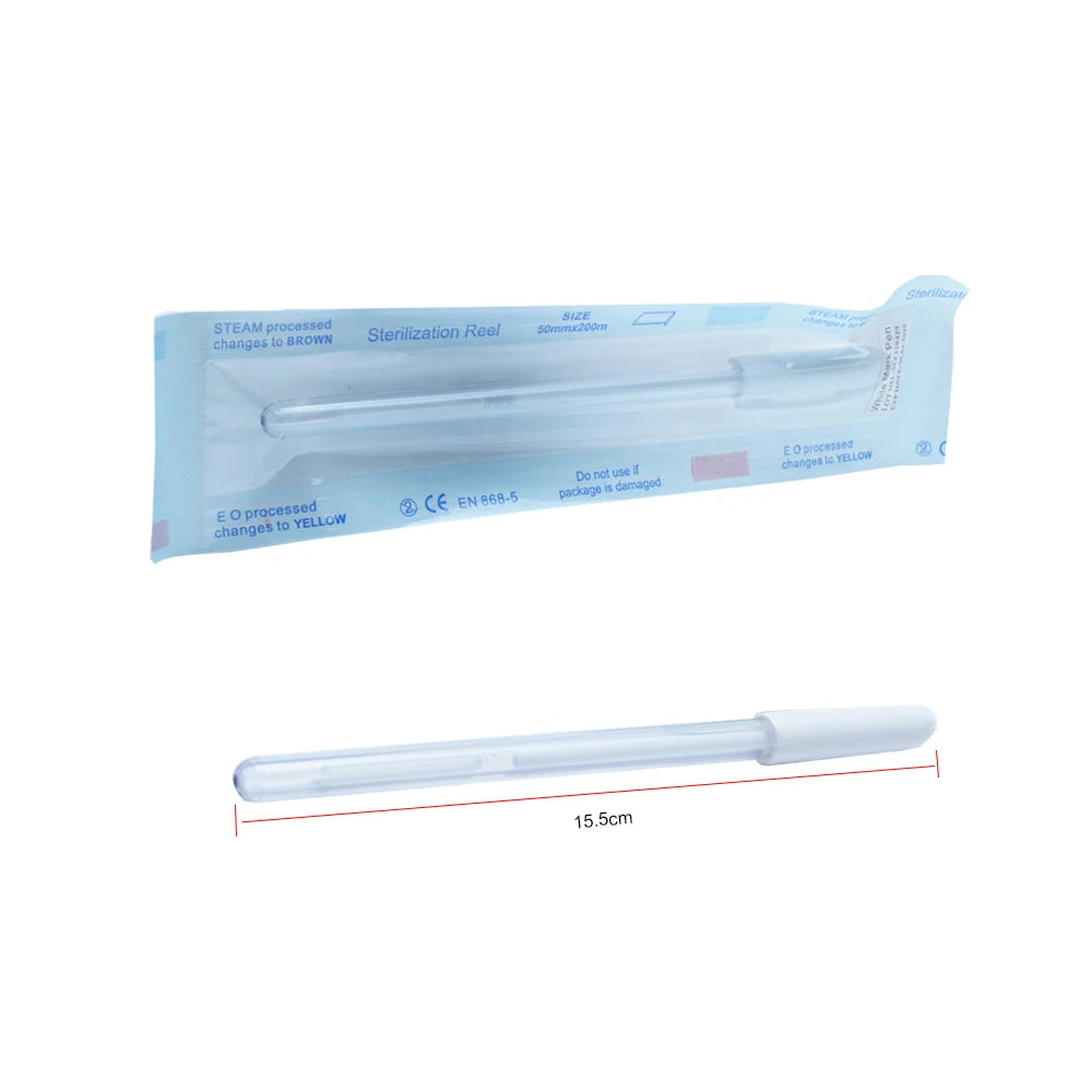 2PCS Eyebrow Marker Pen Microblading Surgical Skin Permanent Make up Supplies White Surgical Scribe Tool Tattoo Accessories Pens Beauty World Shop
