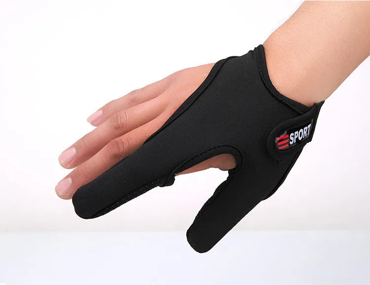 Fishing Gloves 2 Fingers Protector Breathable Anti-Slip Anti-Cut Fishing Gloves Carp Outdoor Fishing Tackle Accessories Supplies Beauty World Shop