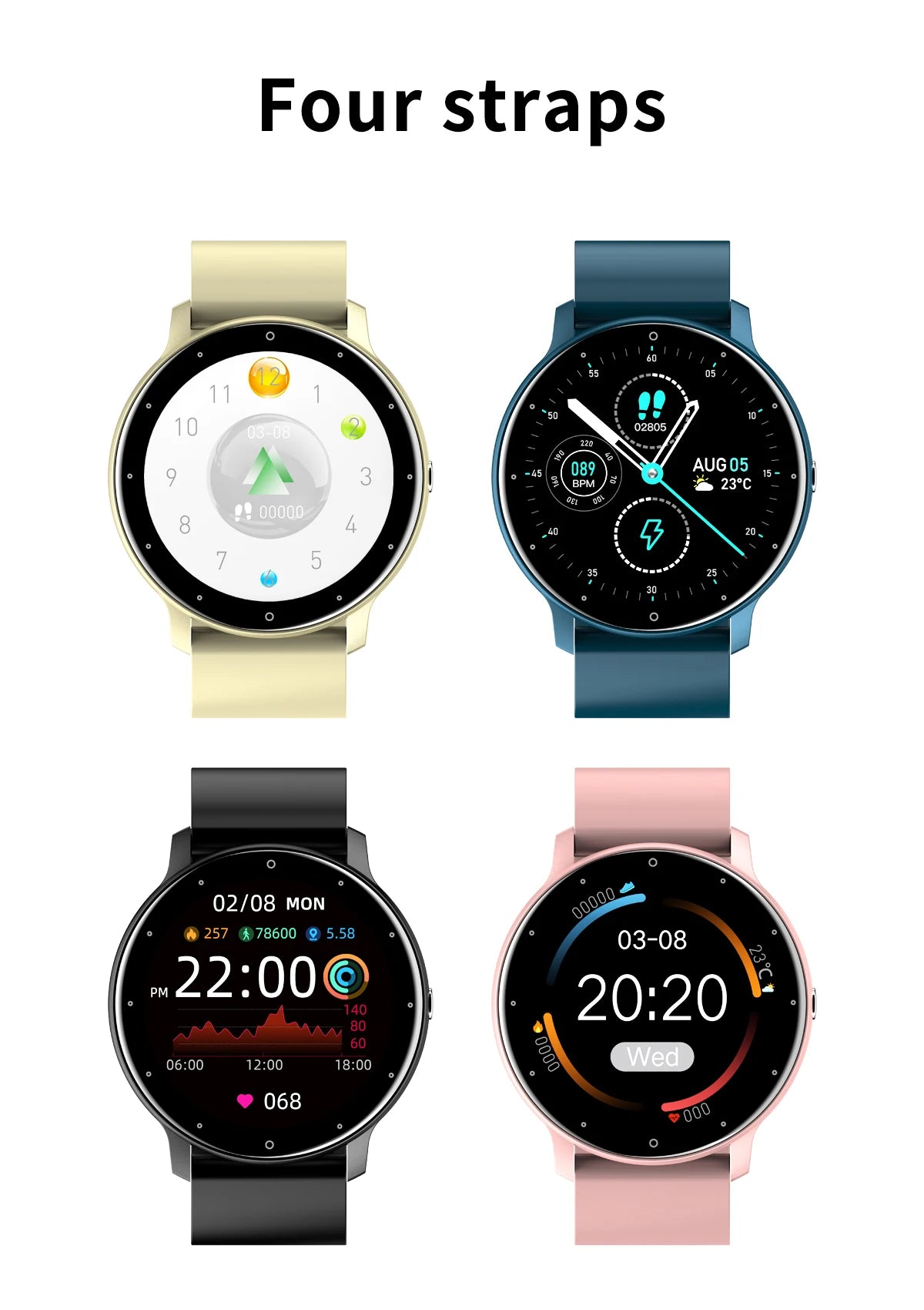 LIGE 2026 Smart Watch Women Men Ladies Gift Sport Fitness Men Watches Heart Rate Monitor Waterproof Smartwatch For Android IOS Beauty World Shop
