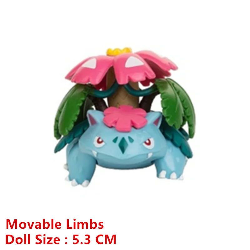 Pokemon 4-13Cm New Cartoons Movie Anime Figure Pikachu Mewtwo Charmander Blastoise Gurado Pet Action Model Toy Gifts Beauty World Shop