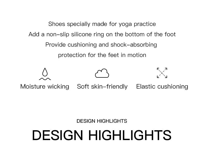 Kyncilor Professional Non-slip Gym Yoga Shoes Flat Soft Anti-slip Sole Ballet Fitness Dance Shoes Pilates Yoga Shoes Socks Beauty World Shop