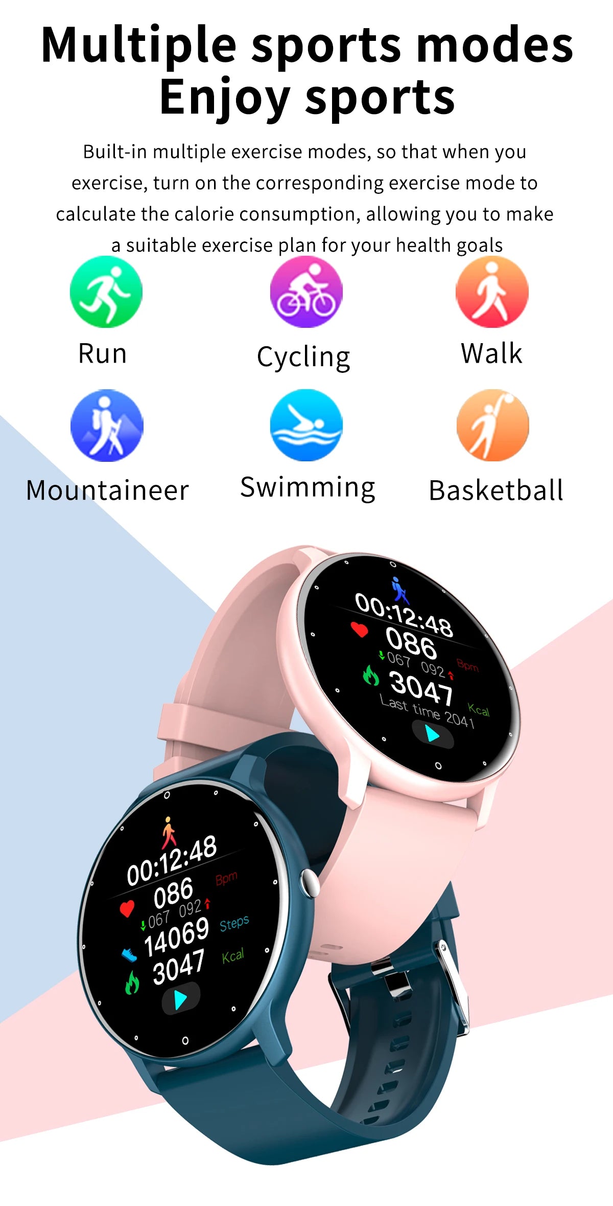 LIGE 2026 Smart Watch Women Men Ladies Gift Sport Fitness Men Watches Heart Rate Monitor Waterproof Smartwatch For Android IOS Beauty World Shop