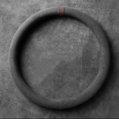 38cm Suede Leather Car Steering Wheel Cover Wear-Resistant For BMW E90 F01 F06 F10 F15 F16 F20 F21 F25 F26 F30 F32 F82 M3 G20 X5 Beauty World Shop