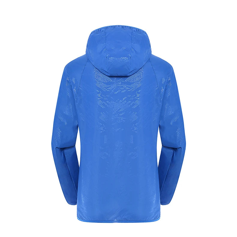 LNGXO Hiking Waterproof Jacket Women Men Camping Running Sun-Protective Windbreaker Quick Dry Outdoor Sport Rain Coat Unisex Beauty World Shop
