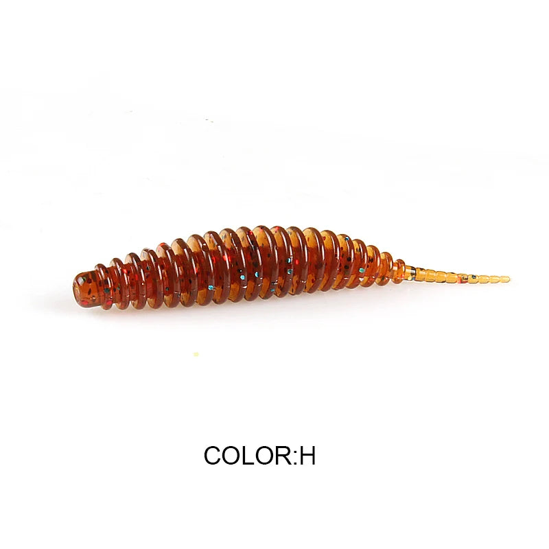 2023 Supercontinent worm bait soft bait Tanta 49mm 65mm fishing lures Pesca carp fishing bass lure Isca artificial PVA Beauty World Shop