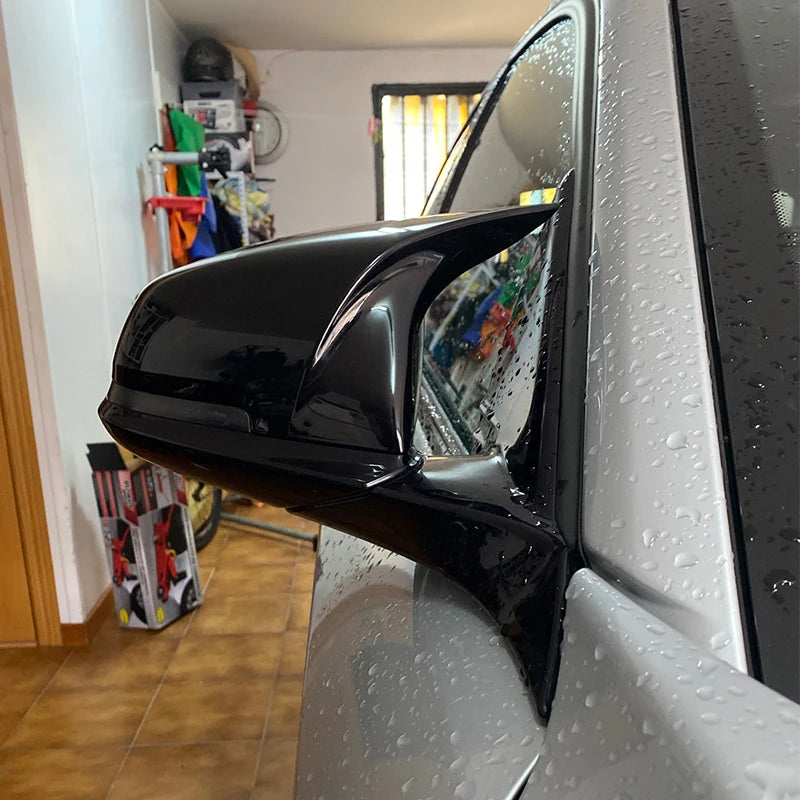 For Bmw 1 2 3 4 X Series Mirror cap F20 F21 F87 M2 F23 F30 F32 F36 X1 E84 Gloss Black Side Mirror Cover Cap Rearview -M4 Style Beauty World Shop