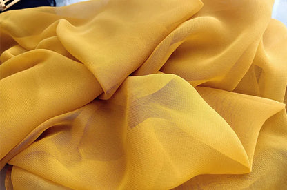 Fashion Four Seasons Women Plain Color Thin Soft Beach Thin Silky Georgette Scarf Shawls Long Wraps Beach Sunscreen Hijab Beauty World Shop