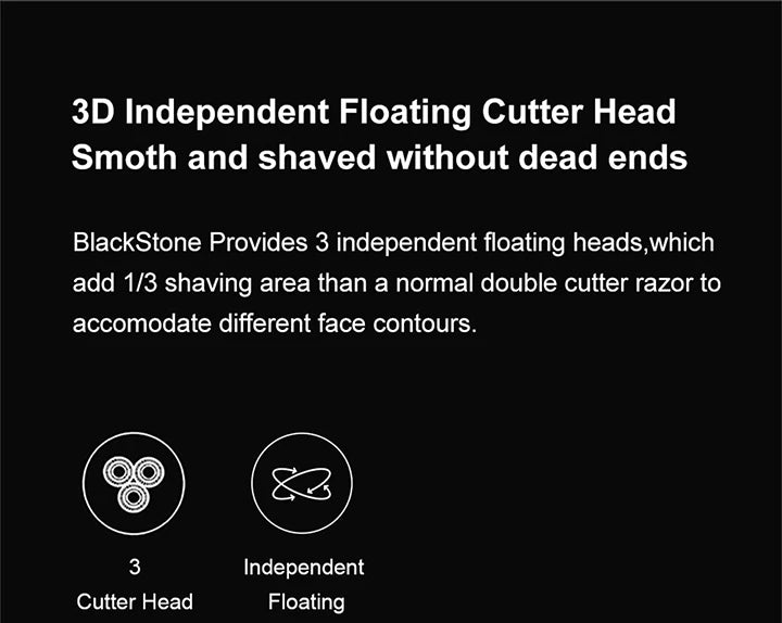 ENCHEN BlackStone Electric Shaver Razor Men Type-C Rechargeable Shaving Beard Machine Intelligent Control Travel Lock 100% New