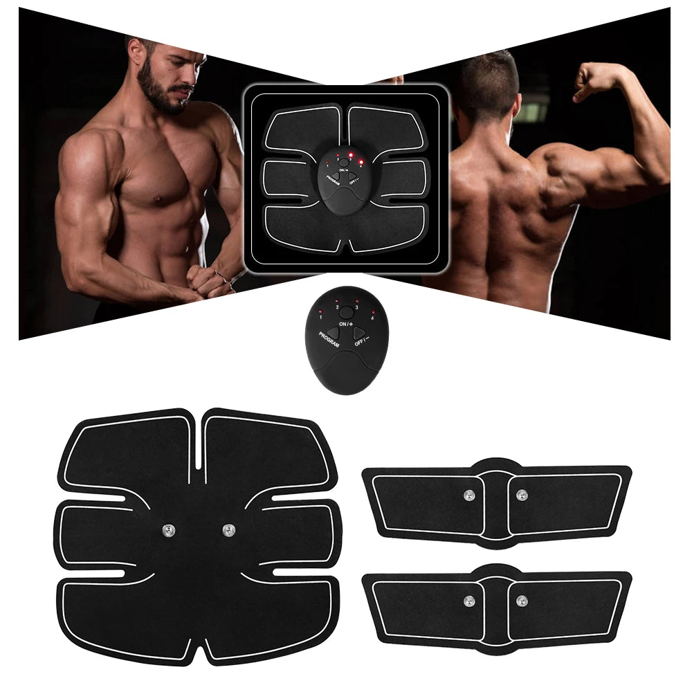 EMS Muscle Stimulator Abdominal Muscle Massager Hip Training Fitness Fat Burning Buttocks Arm Abdomen Trainer Apparatus Slimming Beauty World Shop