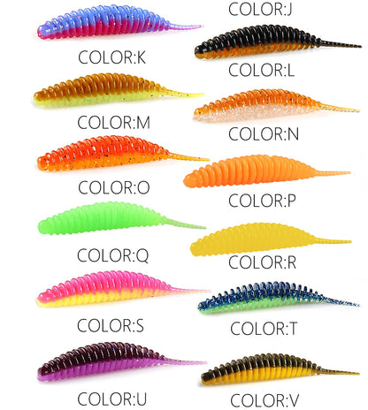 2023 Supercontinent worm bait soft bait Tanta 49mm 65mm fishing lures Pesca carp fishing bass lure Isca artificial PVA Beauty World Shop