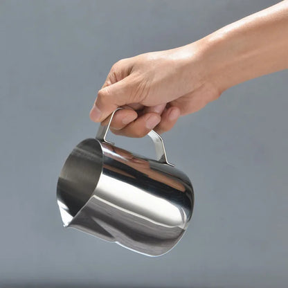 100/350/600ml Milk Jugs Fashion Stainless Steel Milk Craft Milk Frothing Pitcher Coffee Latte Frothing Art Jug Pitcher Mug Cup Beauty World Shop