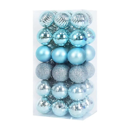 1box Christmas Balls Christmas Tree Ornaments Ball Xmas Hanging Tree Pendants Home Party Decor 2026 New Year Gift Noel Navidad Beauty World Shop