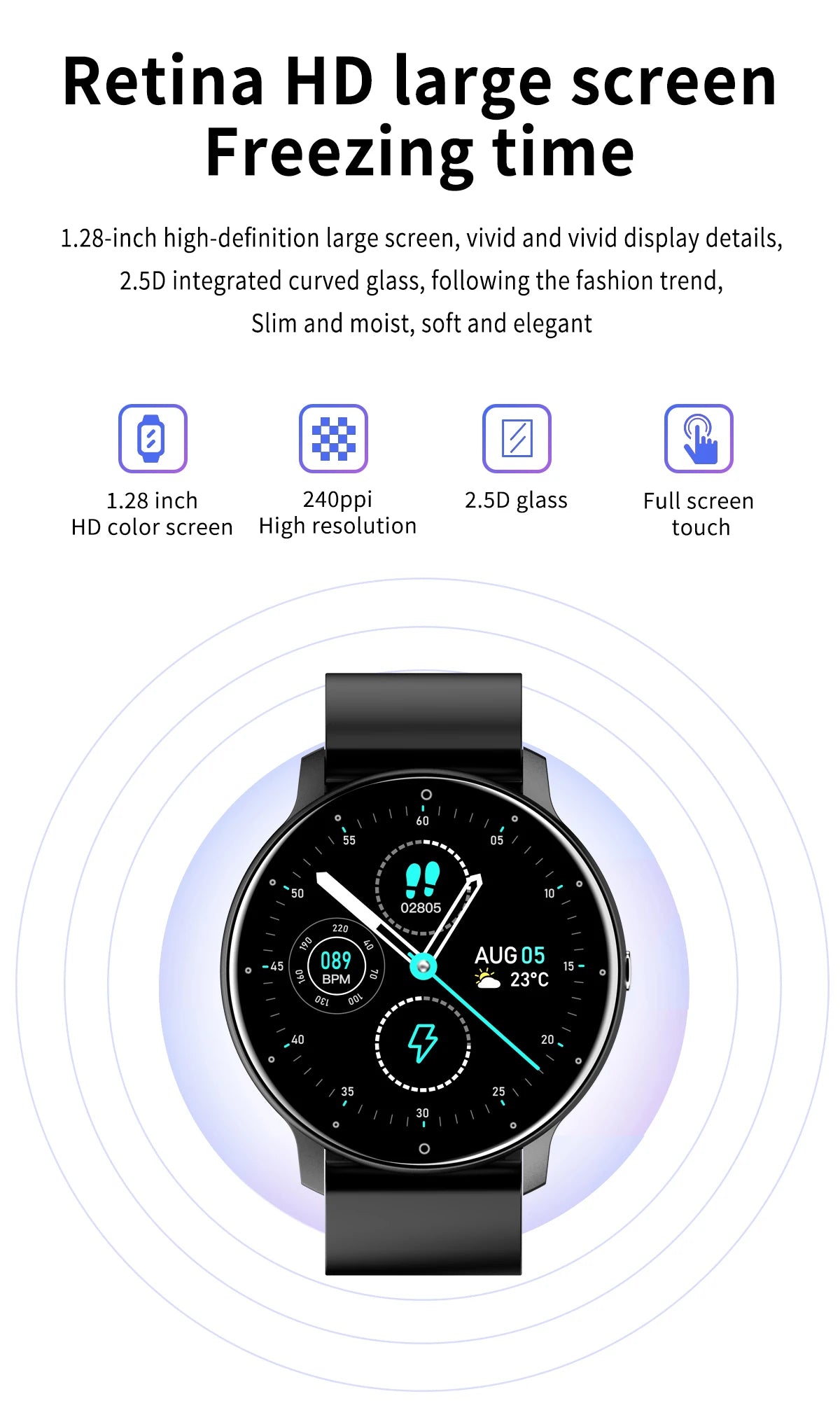 LIGE 2026 Smart Watch Women Men Ladies Gift Sport Fitness Men Watches Heart Rate Monitor Waterproof Smartwatch For Android IOS Beauty World Shop