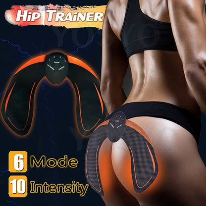 Electric Muscle Stimulator EMS Wireless Buttocks Hip Trainer Abdominal ABS Stimulator Fitness Body Slimming Massager Beauty World Shop