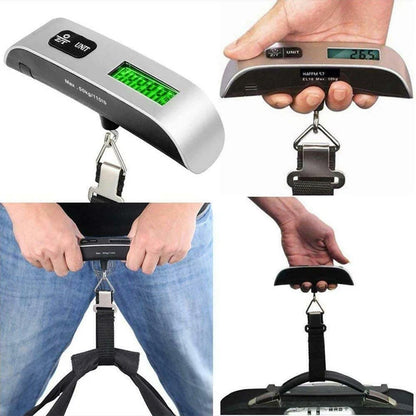 50kg 10g Digital Scale Electronic Balance Kitchen Luggage Hanging Scale Weight Suitcase Travel Scale Baggage Bag Weight Tool Beauty World Shop
