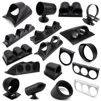Universal 2INCH Car auto Gauge Holder 52mm manometer support Car Gauge Pod for Left Right Drive Car for 2 Inch 52mm Gauges Beauty World Shop