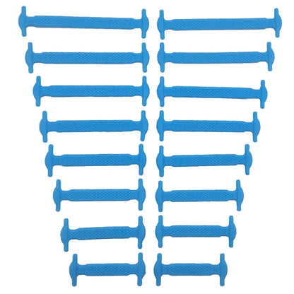 16pcs/lot Silicone Shoelaces No Tie Shoelaces 12 colors Elastic Lace Shoelace Creative Lazy Silicone Laces Rubber Lace Beauty World Shop
