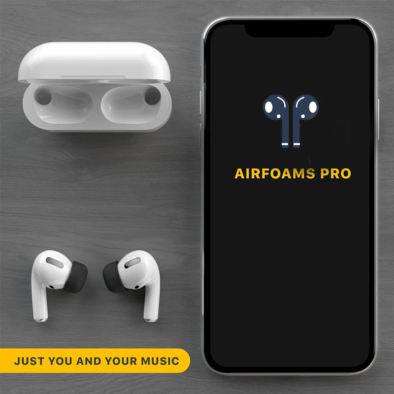 For Apple AirPods Pro 2 Ear Tips Memory Foam Tips Anti Slip Earbuds Ear Cushion Replacement Earphone Ear pads Small Medium Large