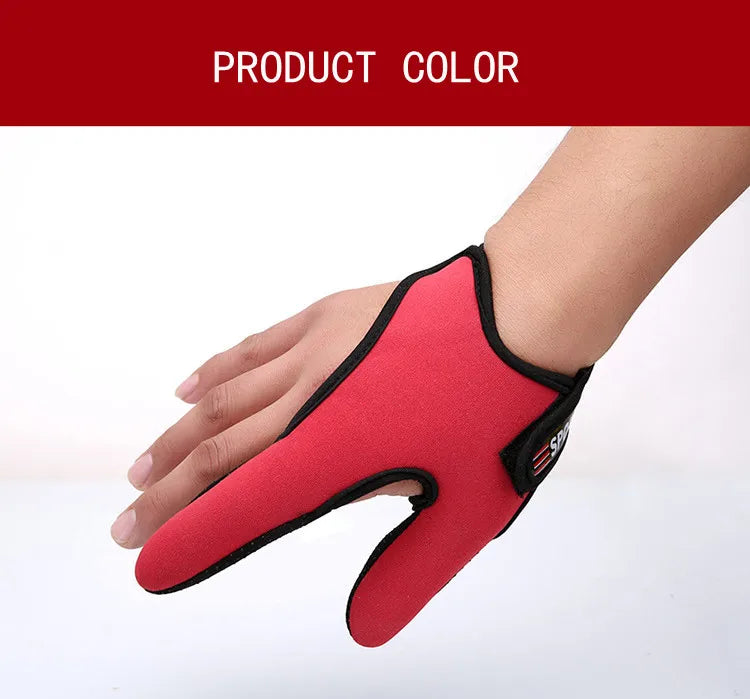 Fishing Gloves 2 Fingers Protector Breathable Anti-Slip Anti-Cut Fishing Gloves Carp Outdoor Fishing Tackle Accessories Supplies Beauty World Shop