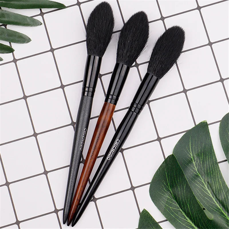 Professional Goat Hair Face Makeup Highlighter Blending Brush Long Handle Blush Brush Concealer Brush Beauty Makeup Tools Beauty World Shop