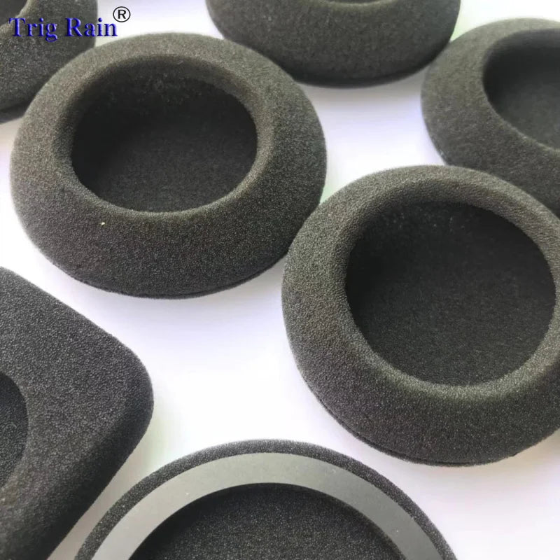 Thickened Foam Ear Pads For Headphones Sponge Replacement Cushions Covers Earphones Case 35mm 40mm 50mm 55mm 60mm 65mm 70mm 80mm