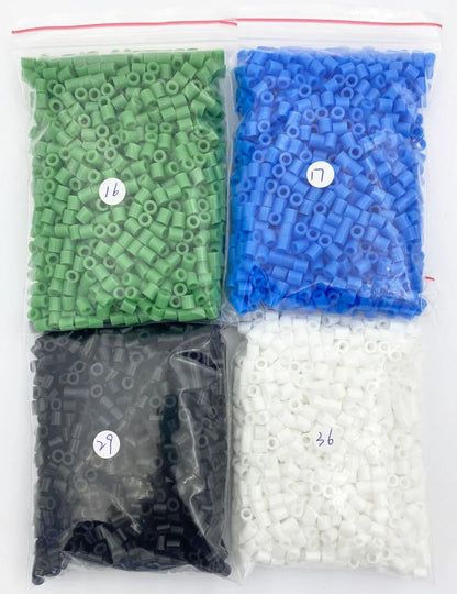 2000PCs/5MM Iron Beads Pixel Puzzle Iron Beads Mix Colors for kids Hama Beads Perler Beads Diy High Quality Handmade Gift toy Beauty World Shop