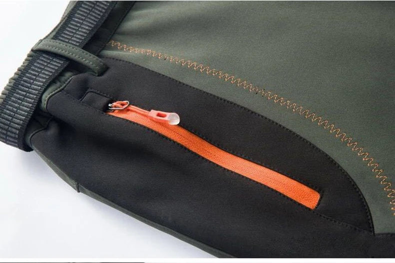 LNGXO Thick Warm Fleece Hiking Pants Men Winter Waterproof Windproof Outdoor Soft Shell Rain Trousers Trekking Camping Ski Pants Beauty World Shop
