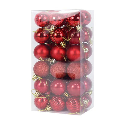 1box Christmas Balls Christmas Tree Ornaments Ball Xmas Hanging Tree Pendants Home Party Decor 2026 New Year Gift Noel Navidad Beauty World Shop